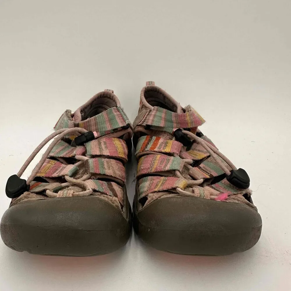 KEEN Pink Striped Newport H2 Girls Sandals Size US 2